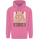 A Tired Cat Mens 80% Cotton Hoodie Azelea