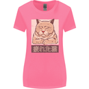 A Tired Cat Womens Wider Cut T-Shirt Azalea