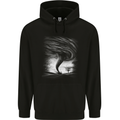 A Tornado Storm Chaser Extreme Weather Mens 80% Cotton Hoodie Black