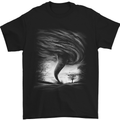 A Tornado Storm Chaser Extreme Weather Mens T-Shirt 100% Cotton Black