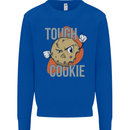 A Tough Cookie Funny MMA Mixed Martial Arts Kids Sweatshirt Jumper Royal Blue