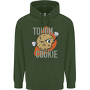 A Tough Cookie Funny MMA Mixed Martial Arts Mens 80% Cotton Hoodie Forest Green