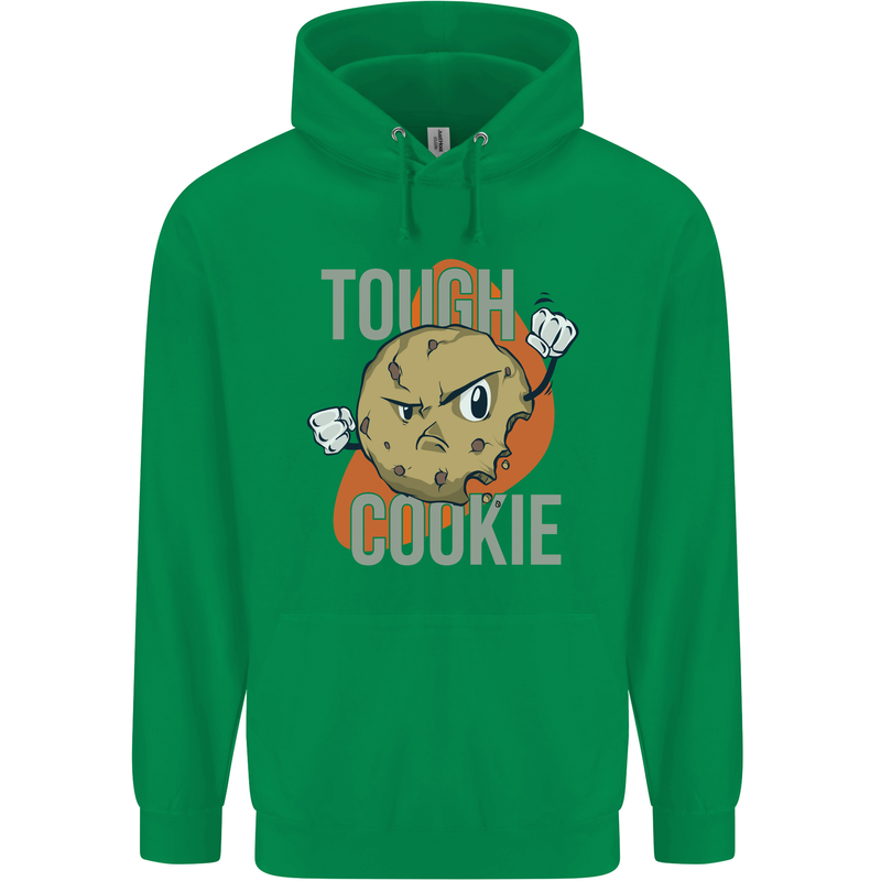 A Tough Cookie Funny MMA Mixed Martial Arts Mens 80% Cotton Hoodie Irish Green