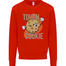 A Tough Cookie Funny MMA Mixed Martial Arts Mens Sweatshirt Jumper Bright Red