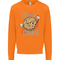 A Tough Cookie Funny MMA Mixed Martial Arts Mens Sweatshirt Jumper Orange