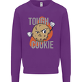 A Tough Cookie Funny MMA Mixed Martial Arts Mens Sweatshirt Jumper Purple