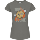 A Tough Cookie Funny MMA Mixed Martial Arts Womens Petite Cut T-Shirt Charcoal
