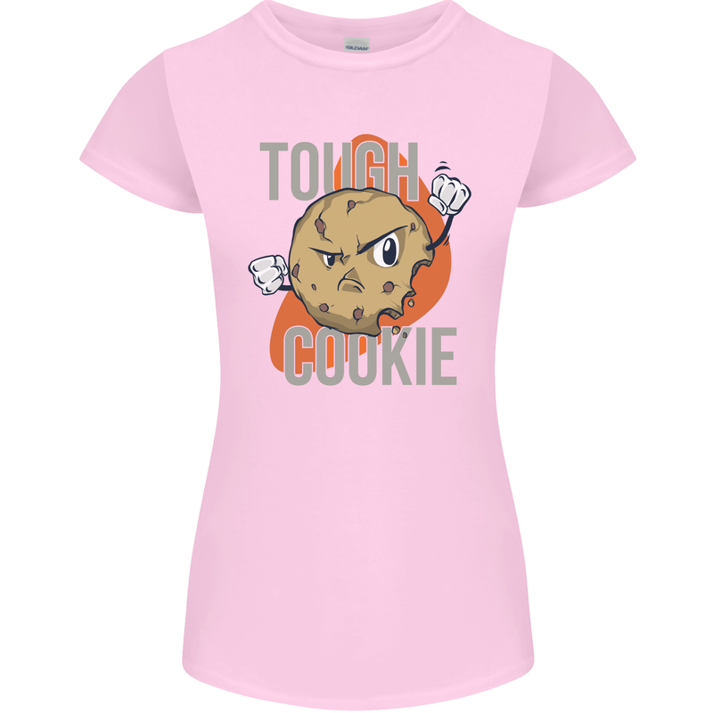 A Tough Cookie Funny MMA Mixed Martial Arts Womens Petite Cut T-Shirt Light Pink