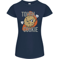 A Tough Cookie Funny MMA Mixed Martial Arts Womens Petite Cut T-Shirt Navy Blue