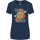 A Tough Cookie Funny MMA Mixed Martial Arts Womens Wider Cut T-Shirt Navy Blue