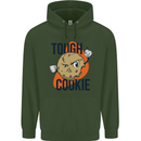 A Tough Cookie MMA Mixed Martial Arts Funny Childrens Kids Hoodie Forest Green
