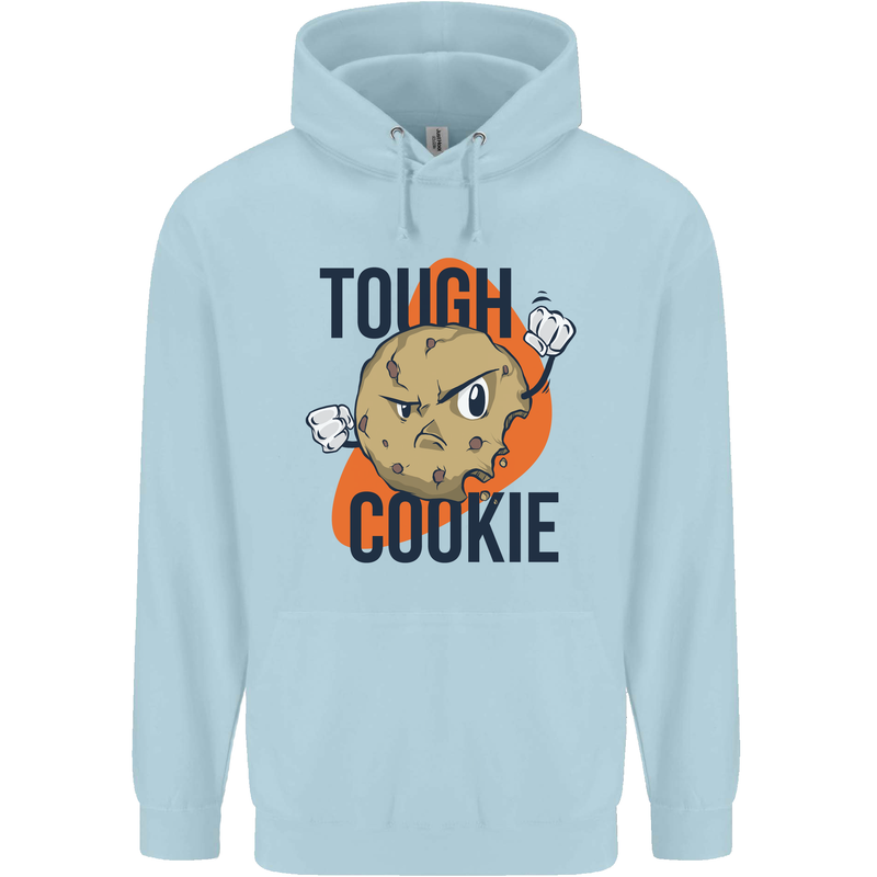 A Tough Cookie MMA Mixed Martial Arts Funny Childrens Kids Hoodie Light Blue