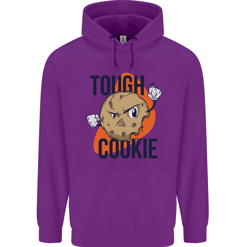 A Tough Cookie MMA Mixed Martial Arts Funny Childrens Kids Hoodie Purple