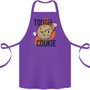 A Tough Cookie MMA Mixed Martial Arts Funny Cotton Apron 100% Organic Purple