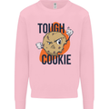 A Tough Cookie MMA Mixed Martial Arts Funny Kids Sweatshirt Jumper Light Pink
