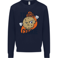 A Tough Cookie MMA Mixed Martial Arts Funny Kids Sweatshirt Jumper Navy Blue