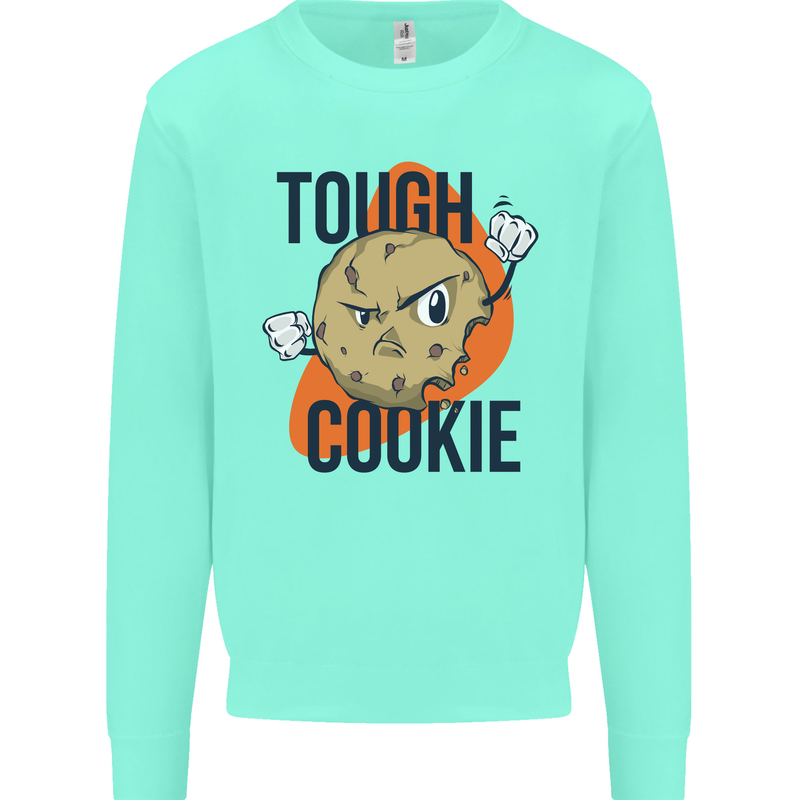 A Tough Cookie MMA Mixed Martial Arts Funny Kids Sweatshirt Jumper Peppermint