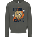 A Tough Cookie MMA Mixed Martial Arts Funny Kids Sweatshirt Jumper Storm Grey
