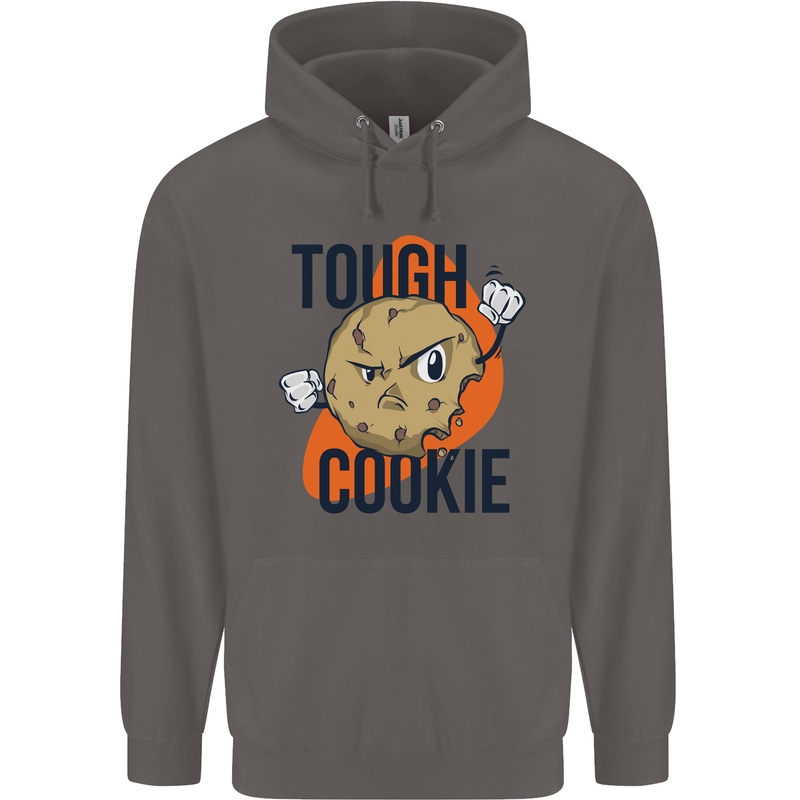 A Tough Cookie MMA Mixed Martial Arts Funny Mens 80% Cotton Hoodie Charcoal