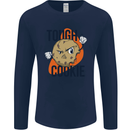 A Tough Cookie MMA Mixed Martial Arts Funny Mens Long Sleeve T-Shirt Navy Blue