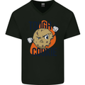A Tough Cookie MMA Mixed Martial Arts Funny Mens V-Neck Cotton T-Shirt Black