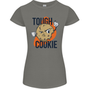 A Tough Cookie MMA Mixed Martial Arts Funny Womens Petite Cut T-Shirt Charcoal