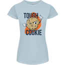 A Tough Cookie MMA Mixed Martial Arts Funny Womens Petite Cut T-Shirt Light Blue