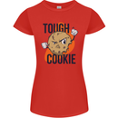 A Tough Cookie MMA Mixed Martial Arts Funny Womens Petite Cut T-Shirt Red