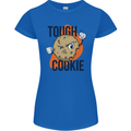 A Tough Cookie MMA Mixed Martial Arts Funny Womens Petite Cut T-Shirt Royal Blue