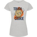 A Tough Cookie MMA Mixed Martial Arts Funny Womens Petite Cut T-Shirt Sports Grey