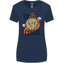 A Tough Cookie MMA Mixed Martial Arts Funny Womens Wider Cut T-Shirt Navy Blue