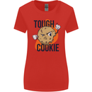 A Tough Cookie MMA Mixed Martial Arts Funny Womens Wider Cut T-Shirt Red
