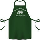 A Tractor for My Wife Funny Farming Farmer Cotton Apron 100% Organic Forest Green