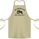 A Tractor for My Wife Funny Farming Farmer Cotton Apron 100% Organic Khaki
