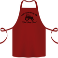 A Tractor for My Wife Funny Farming Farmer Cotton Apron 100% Organic Maroon