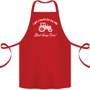 A Tractor for My Wife Funny Farming Farmer Cotton Apron 100% Organic Red
