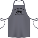 A Tractor for My Wife Funny Farming Farmer Cotton Apron 100% Organic Steel