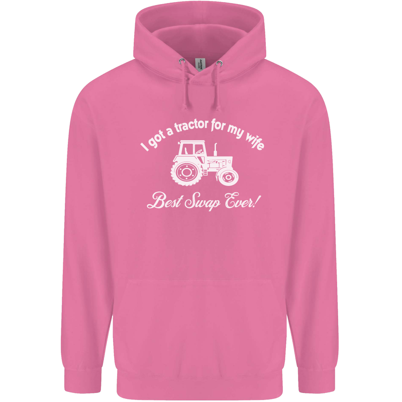 A Tractor for My Wife Funny Farming Farmer Mens 80% Cotton Hoodie Azelea