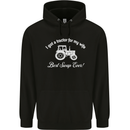 A Tractor for My Wife Funny Farming Farmer Mens 80% Cotton Hoodie Black