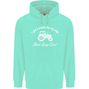 A Tractor for My Wife Funny Farming Farmer Mens 80% Cotton Hoodie Peppermint