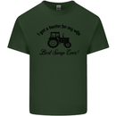 A Tractor for My Wife Funny Farming Farmer Mens Cotton T-Shirt Tee Top Forest Green