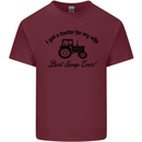 A Tractor for My Wife Funny Farming Farmer Mens Cotton T-Shirt Tee Top Maroon