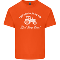 A Tractor for My Wife Funny Farming Farmer Mens Cotton T-Shirt Tee Top Orange