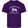 A Tractor for My Wife Funny Farming Farmer Mens Cotton T-Shirt Tee Top Purple