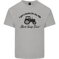 A Tractor for My Wife Funny Farming Farmer Mens Cotton T-Shirt Tee Top Sports Grey
