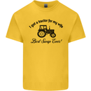 A Tractor for My Wife Funny Farming Farmer Mens Cotton T-Shirt Tee Top Yellow