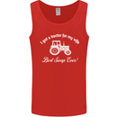 A Tractor for My Wife Funny Farming Farmer Mens Vest Tank Top Red