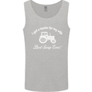 A Tractor for My Wife Funny Farming Farmer Mens Vest Tank Top Sports Grey