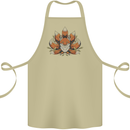 A Trippy Fox With Seven Tails Cotton Apron 100% Organic Khaki