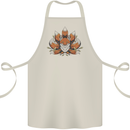 A Trippy Fox With Seven Tails Cotton Apron 100% Organic Natural